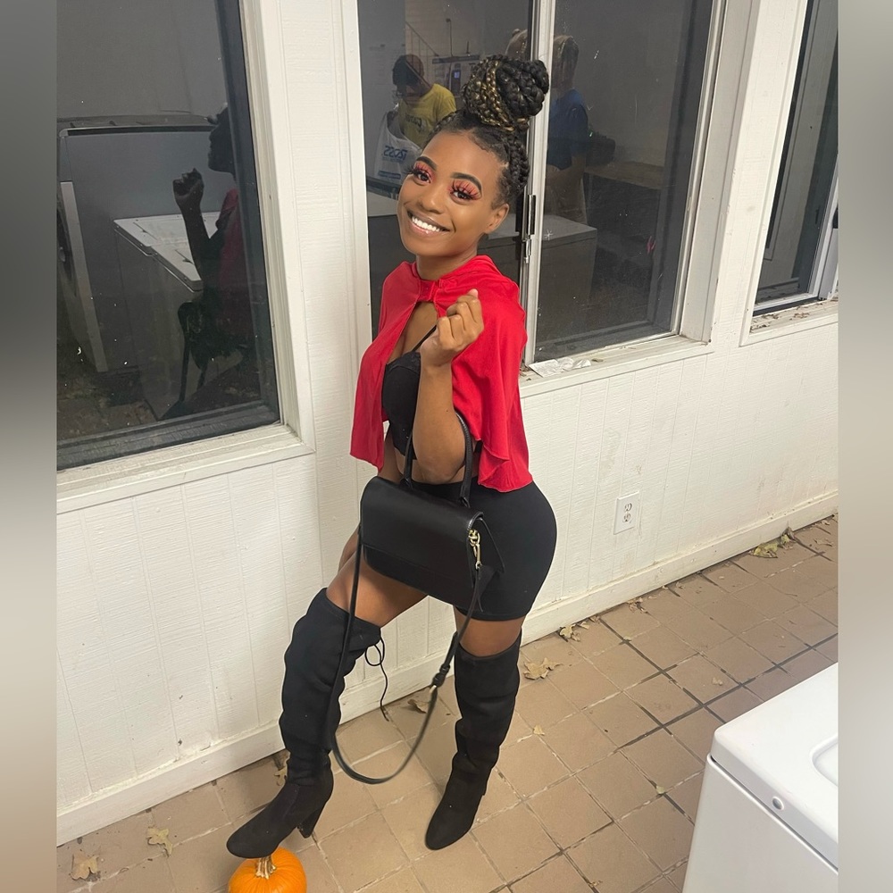 Fashion Nova Black High Rise Boots